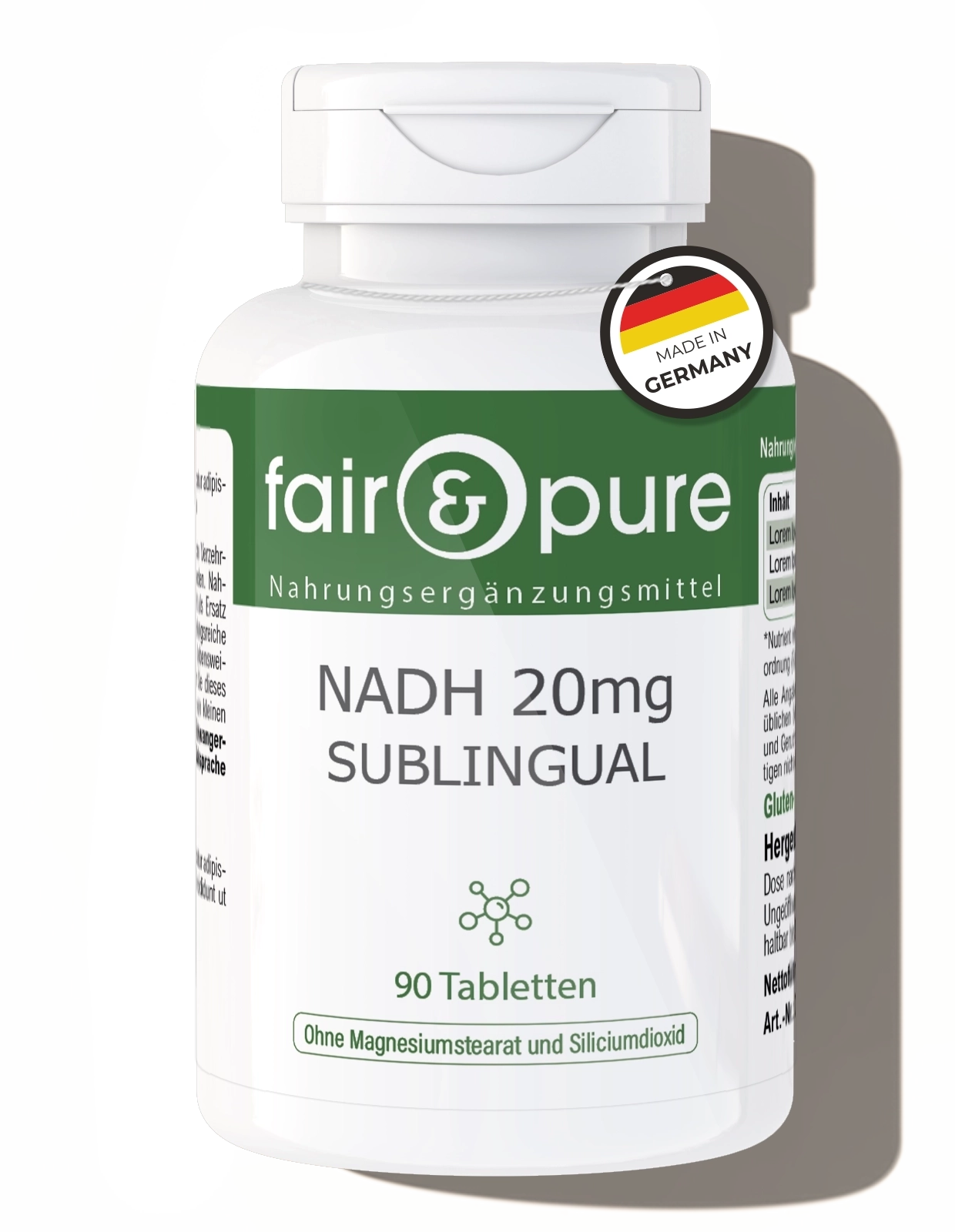 NADH 20mg sublingual